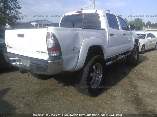 5TFLU4EN9CX048153 - 2012 TOYOTA TACOMA DOUBLE CAB 白色 照片 4