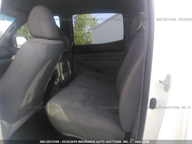 5TFLU4EN9CX048153 - 2012 TOYOTA TACOMA DOUBLE CAB 白色 照片 8