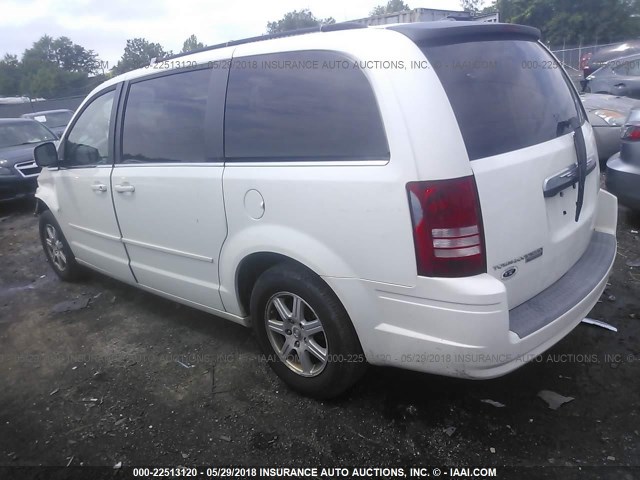 2A8HR54P08R619236 - 2008 CHRYSLER TOWN & COUNTRY TOURING WHITE photo 3
