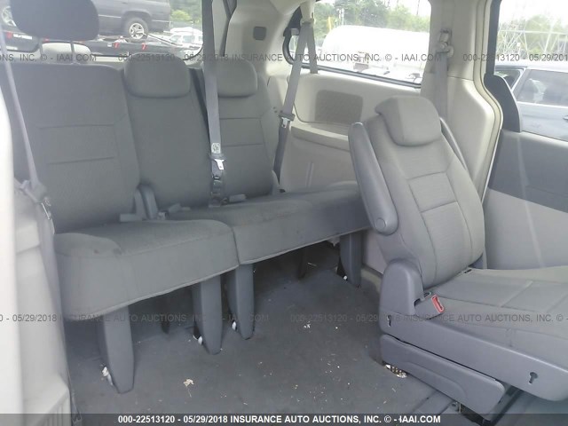 2A8HR54P08R619236 - 2008 CHRYSLER TOWN & COUNTRY TOURING WHITE photo 8