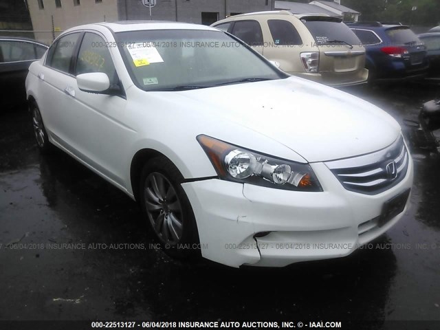 1HGCP3F88CA010010 - 2012 HONDA ACCORD EXL WHITE photo 1