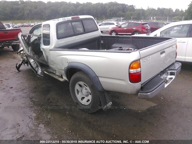 5TEWM72N94Z356825 - 2004 TOYOTA TACOMA XTRACAB SILVER photo 3