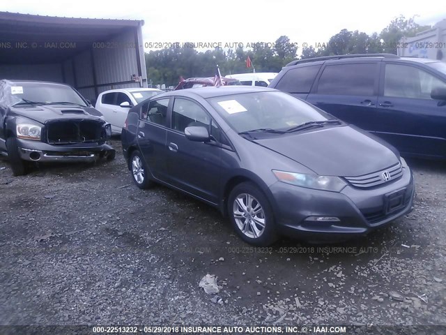 JHMZE2H71AS000888 - 2010 HONDA INSIGHT EX GRAY photo 1