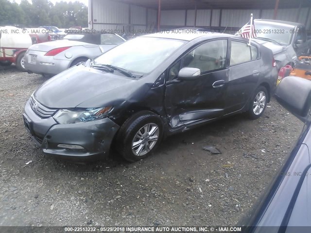 JHMZE2H71AS000888 - 2010 HONDA INSIGHT EX GRAY photo 2