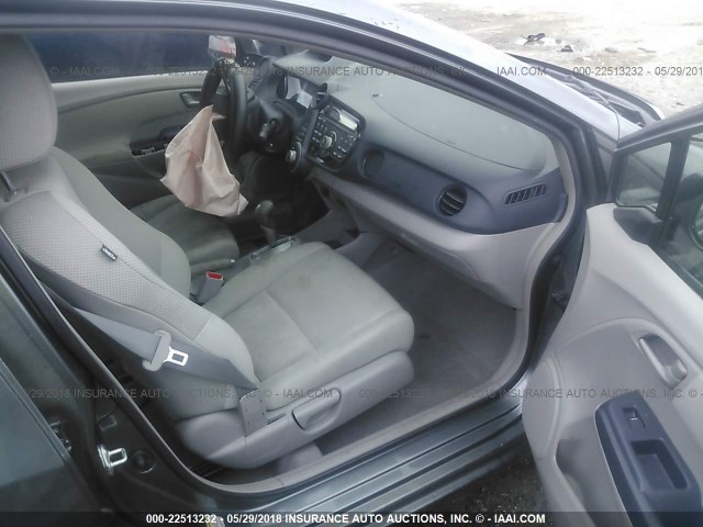 JHMZE2H71AS000888 - 2010 HONDA INSIGHT EX GRAY photo 5