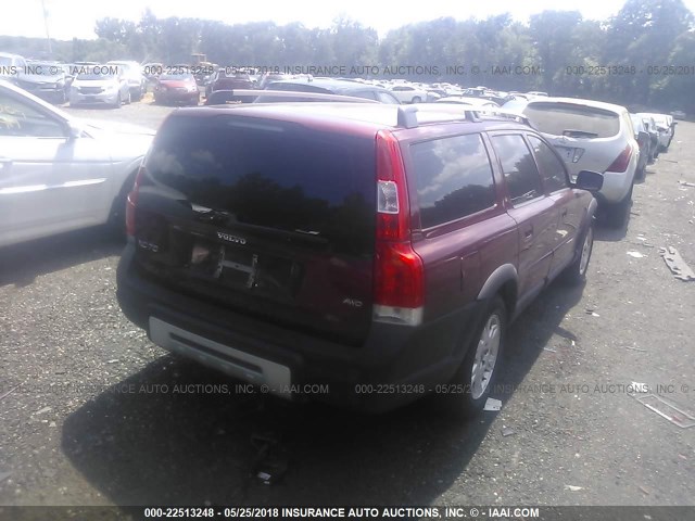 YV1SZ592851176029 - 2005 VOLVO XC70 RED photo 4