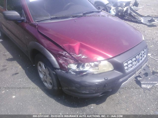 YV1SZ592851176029 - 2005 VOLVO XC70 RED photo 6