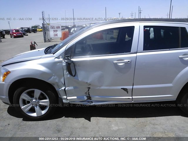 1B3CB3HA1BD297668 - 2011 DODGE CALIBER MAINSTREET GRAY photo 6