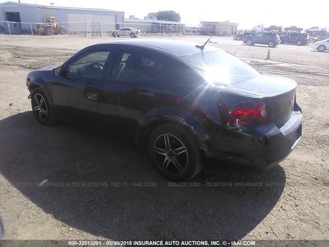 1B3BD4FB7BN523374 - 2011 DODGE AVENGER EXPRESS 黑色 照片 3