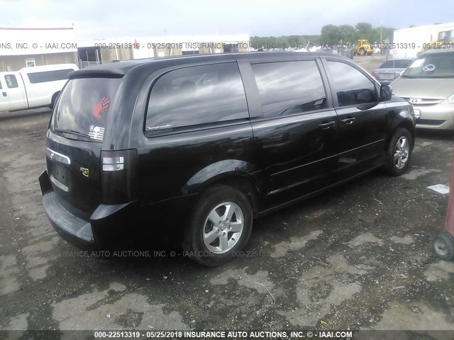 2D8HN44EX9R638200 - 2009 DODGE GRAND CARAVAN SE BLACK photo 4