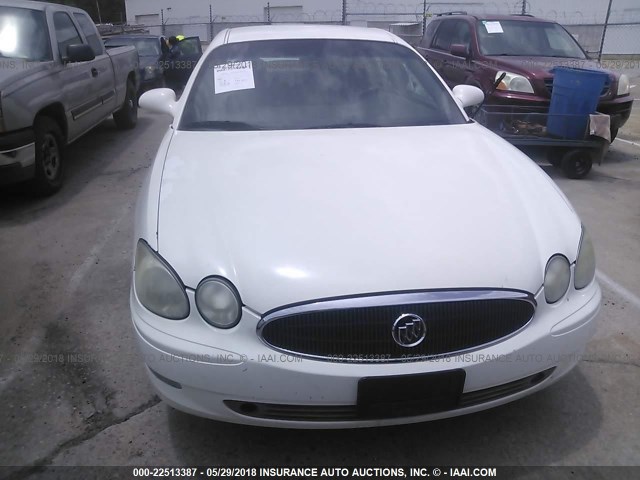 2G4WE587361114447 - 2006 BUICK LACROSSE CXS WHITE photo 6