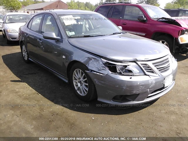 YS3FB49Y381014428 - 2008 SAAB 9-3 2.0T GRAY photo 1