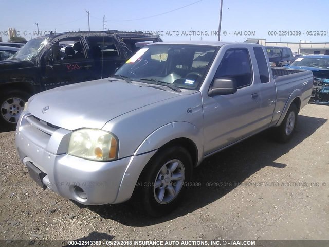 1N6DD26T84C482477 - 2004 NISSAN FRONTIER KING CAB XE SILVER photo 2