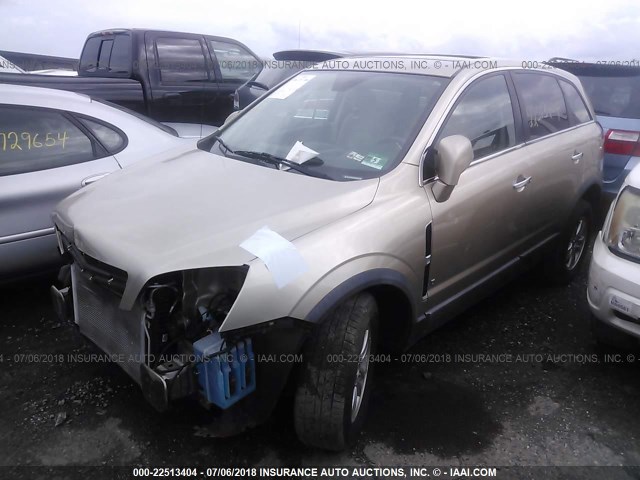 3GSCL33P68S686293 - 2008 SATURN VUE XE GOLD photo 2
