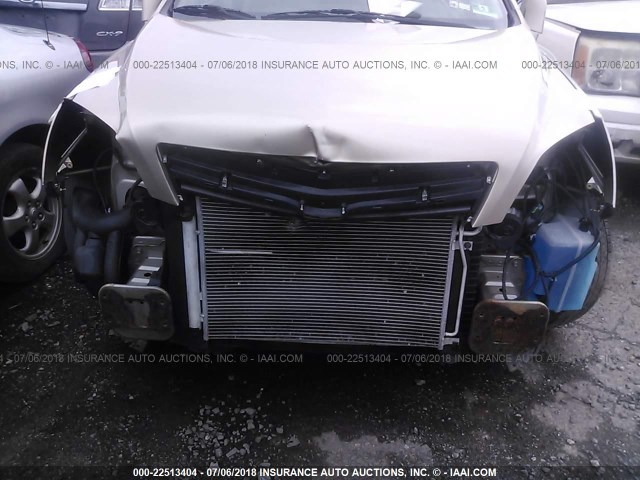 3GSCL33P68S686293 - 2008 SATURN VUE XE GOLD photo 6
