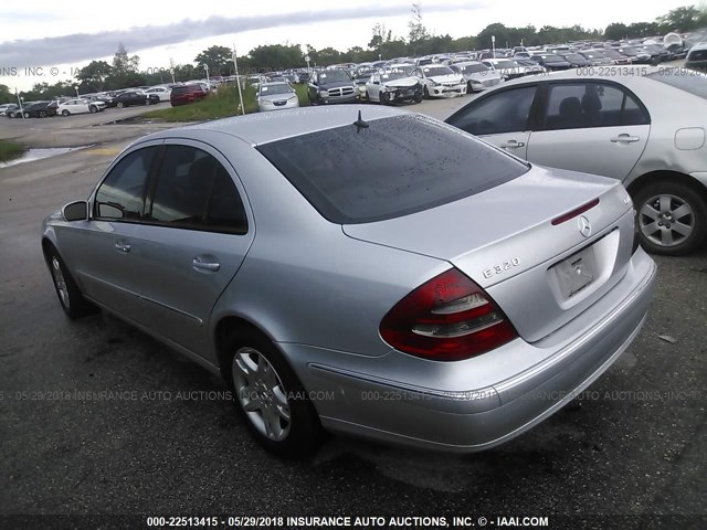 WDBUF26J76A982820 - 2006 MERCEDES-BENZ E 320 CDI SILVER photo 3