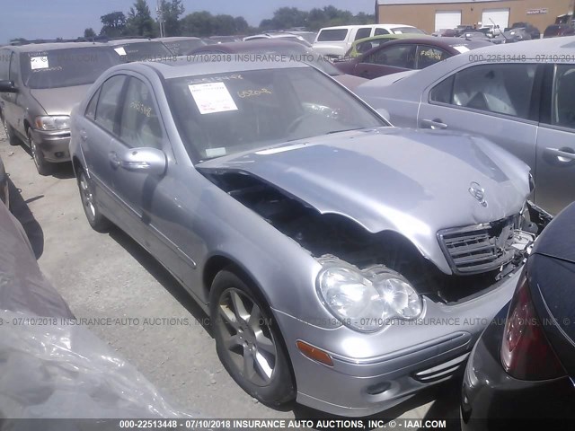 WDBRF92H57F887355 - 2007 MERCEDES-BENZ C 280 4MATIC SILVER photo 1