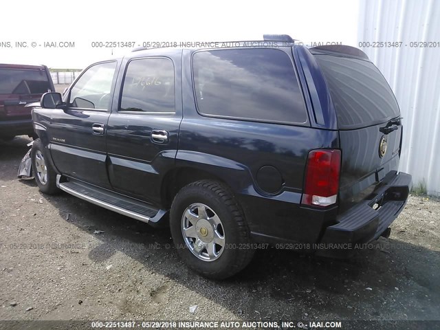 1GYEK63NX4R130826 - 2004 CADILLAC ESCALADE LUXURY 蓝色 照片 3