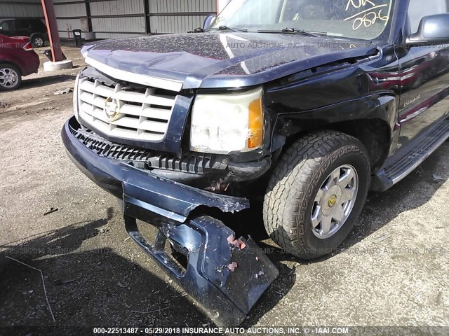 1GYEK63NX4R130826 - 2004 CADILLAC ESCALADE LUXURY 蓝色 照片 6