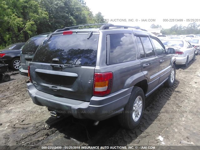 1J4GW48SX4C217189 - 2004 JEEP GRAND CHEROKEE LAREDO/COLUMBIA/FREEDOM GRAY photo 4