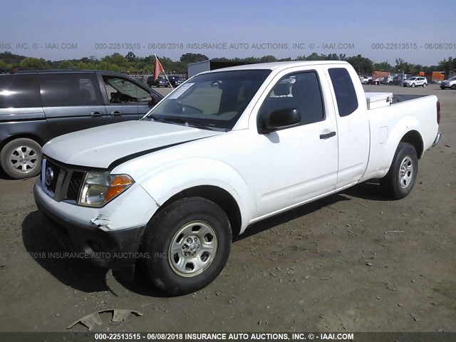 1N6BD06T17C411668 - 2007 NISSAN FRONTIER KING CAB XE WHITE photo 2