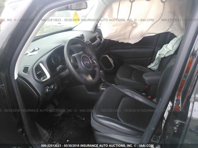 ZACCJADT8GPC73633 - 2016 JEEP RENEGADE LIMITED BLACK photo 5