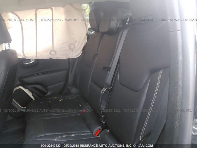 ZACCJADT8GPC73633 - 2016 JEEP RENEGADE LIMITED BLACK photo 8