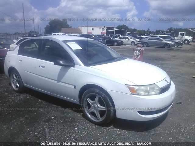 1G8AJ52F43Z100659 - 2003 SATURN ION LEVEL 2 WHITE photo 1