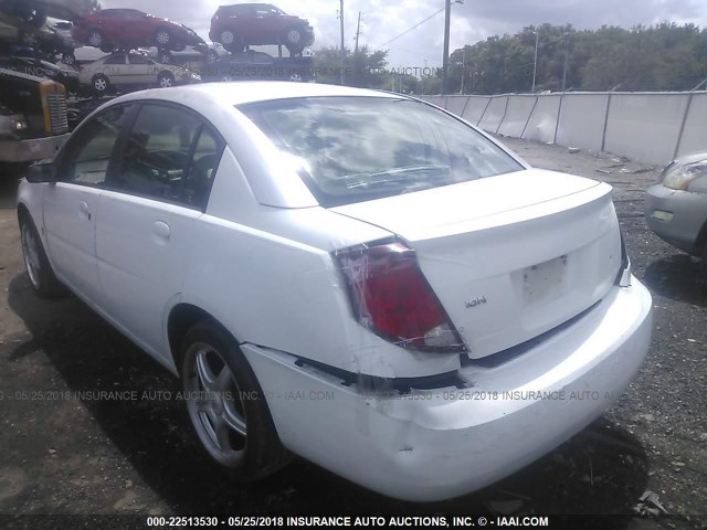 1G8AJ52F43Z100659 - 2003 SATURN ION LEVEL 2 WHITE photo 3