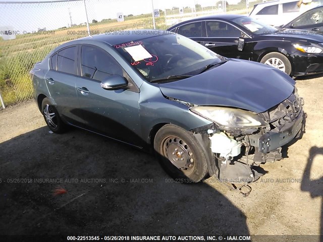 JM1BL1S53A1183498 - 2010 MAZDA 3 S GREEN photo 1