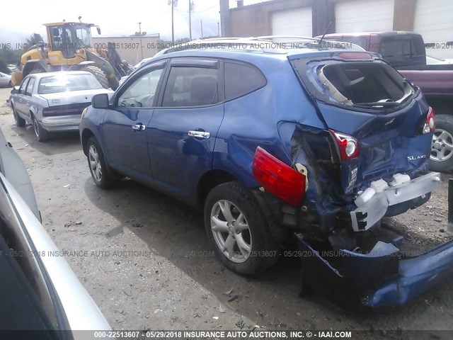 JN8AS58V98W128326 - 2008 NISSAN ROGUE S/SL BLUE photo 3