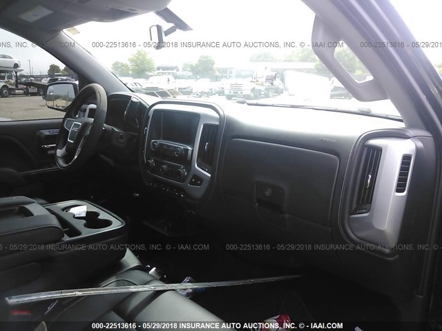 3GTU2NECXJG177910 - 2018 GMC SIERRA K1500 SLT BLACK photo 5