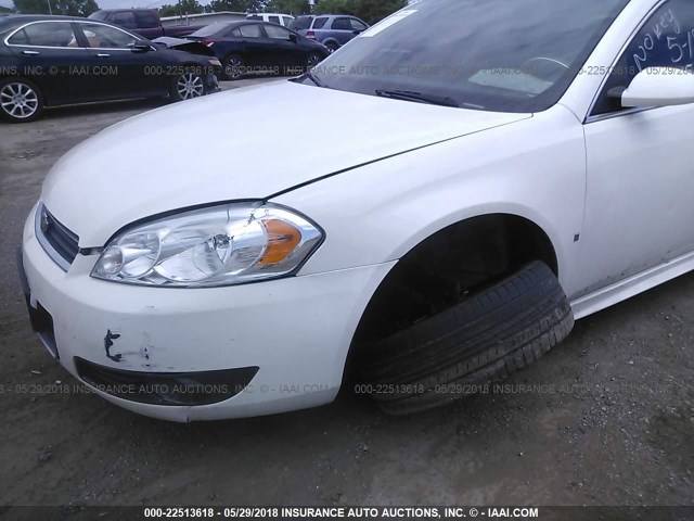 2G1WU57M591274101 - 2009 CHEVROLET IMPALA LTZ WHITE photo 6