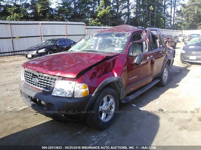 1FMZU62K64ZA38438 - 2004 FORD EXPLORER XLS/XLS SPORT RED photo 2