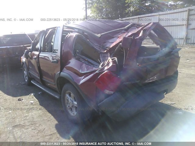 1FMZU62K64ZA38438 - 2004 FORD EXPLORER XLS/XLS SPORT RED photo 3