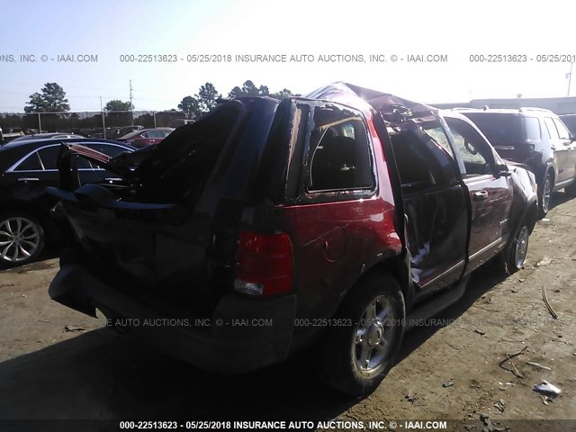 1FMZU62K64ZA38438 - 2004 FORD EXPLORER XLS/XLS SPORT RED photo 4