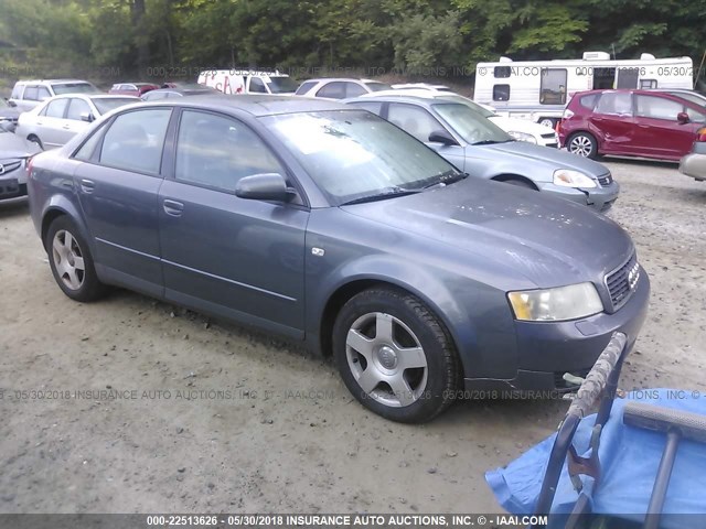 WAULC68E63A133106 - 2003 AUDI A4 1.8T QUATTRO GRAY photo 1