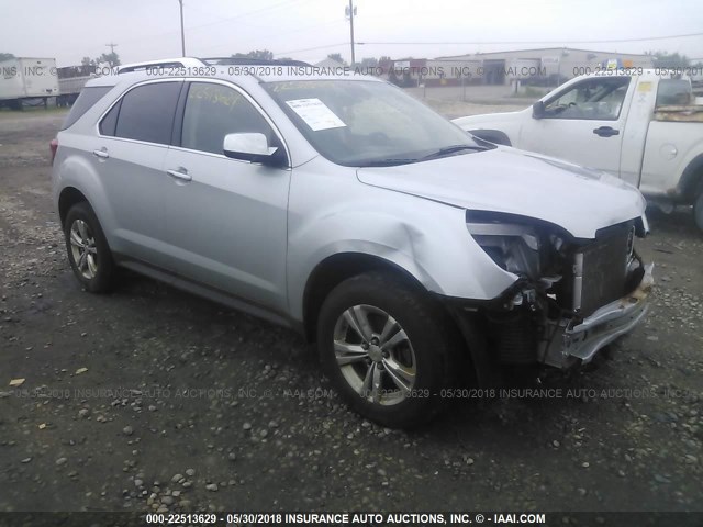 2GNFLGE57C6171359 - 2012 CHEVROLET EQUINOX LTZ SILVER photo 1