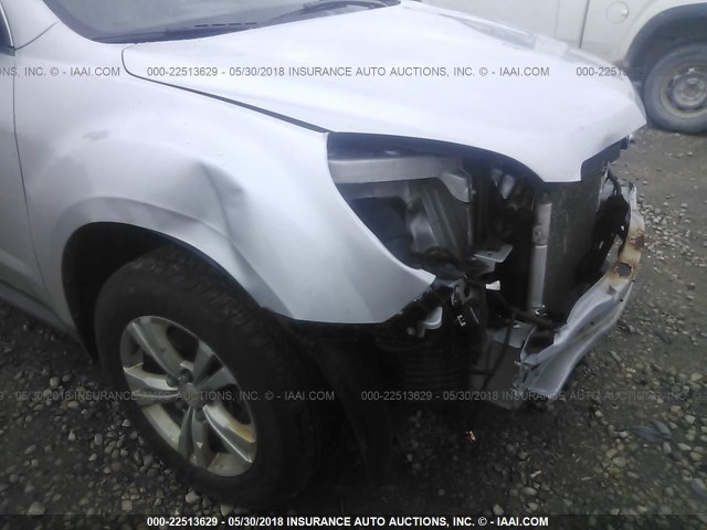 2GNFLGE57C6171359 - 2012 CHEVROLET EQUINOX LTZ SILVER photo 6