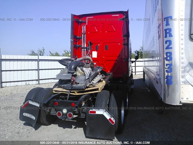 1FUGGLD58GLGU4643 - 2016 FREIGHTLINER CASCADIA 125  RED photo 4