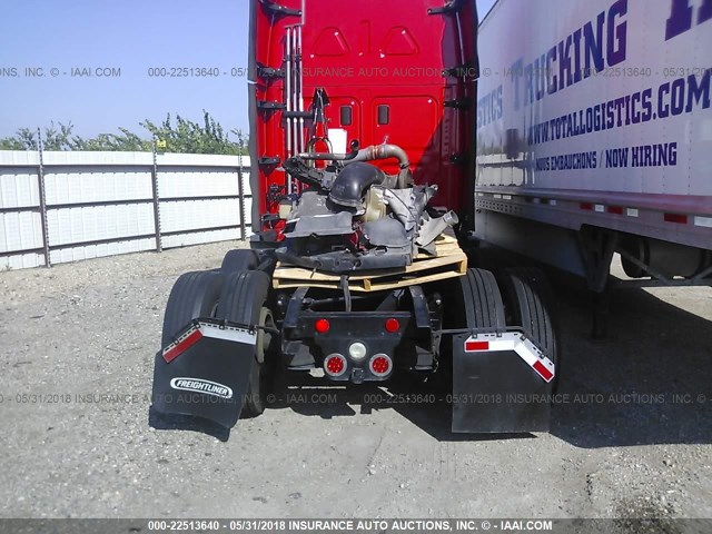 1FUGGLD58GLGU4643 - 2016 FREIGHTLINER CASCADIA 125  RED photo 8
