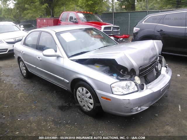 KNAGD126055422142 - 2005 KIA OPTIMA LX/EX SILVER photo 1