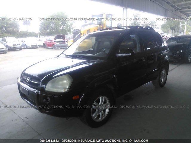 KM8JN12D66U314941 - 2006 HYUNDAI TUCSON GLS/LIMITED BLACK photo 6