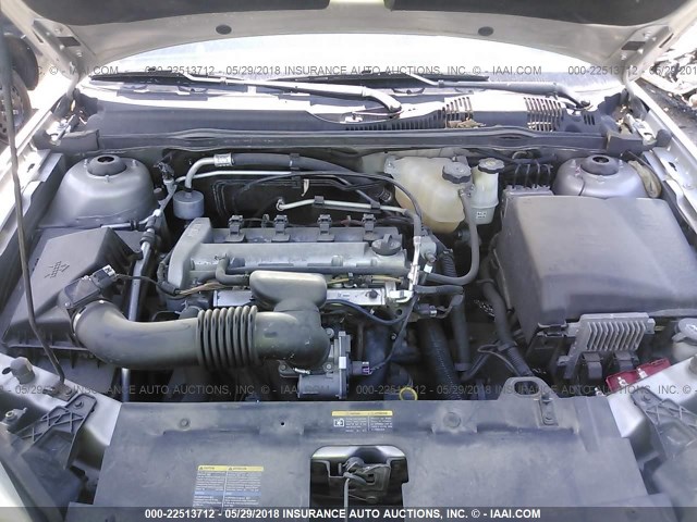 1G1ZS58F88F107807 - 2008 CHEVROLET MALIBU LS 银色 照片 10