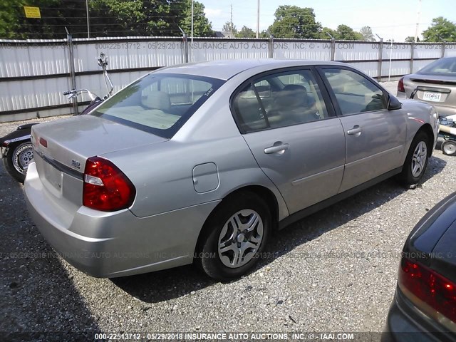 1G1ZS58F88F107807 - 2008 CHEVROLET MALIBU LS 银色 照片 4