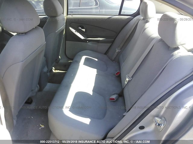 1G1ZS58F88F107807 - 2008 CHEVROLET MALIBU LS 银色 照片 8