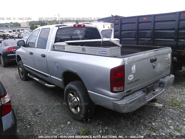 3D7KS28D45G790191 - 2005 DODGE RAM 2500 ST/SLT 银色 照片 3