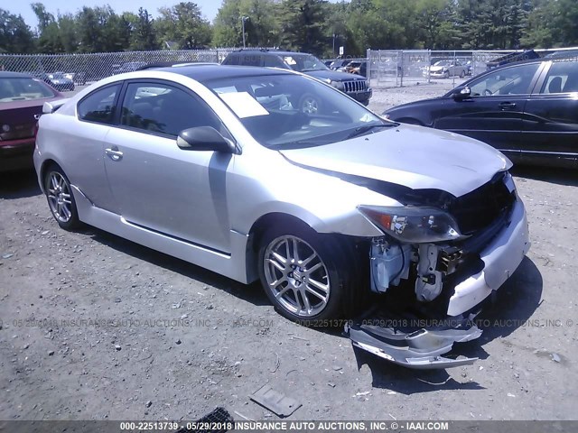 JTKDE177470160042 - 2007 TOYOTA SCION TC SILVER photo 1