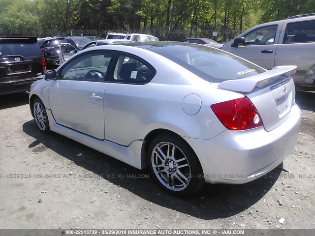 JTKDE177470160042 - 2007 TOYOTA SCION TC 银色 照片 3