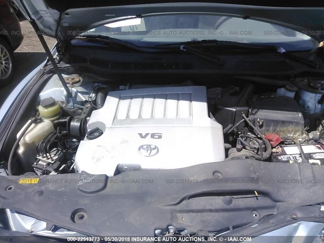 4T1BK46K78U576591 - 2008 TOYOTA CAMRY LE/XLE/SE 蓝色 照片 10